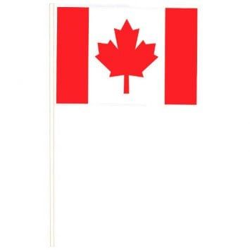 Canada Day Flags (4) 4&quot;x6&quot;