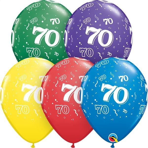 11&quot; #70 Around Balloons (Without Helium)