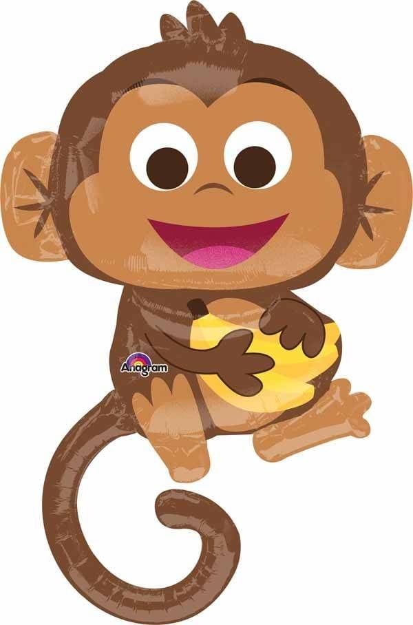 Happy Monkey 36&quot; Mylar  Balloon