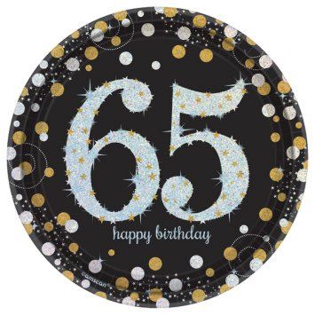 Sparkling Celebration 65 Round Prismatic 7&quot; Plates