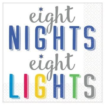8 Nights, 8 Lights Beverage Napkins (16)