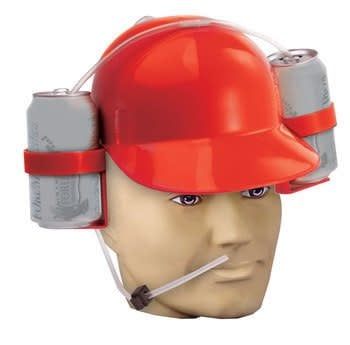 Red Drinking Helmet