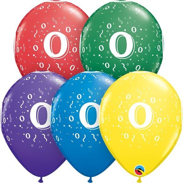 11&quot; #0 Confetti Around Balloons (Without Helium)