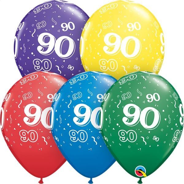 11&quot; #90 Around Balloons (Without Helium)