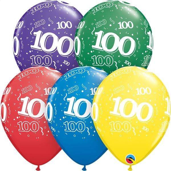 11&quot; #100 Around Balloons (Without Helium)