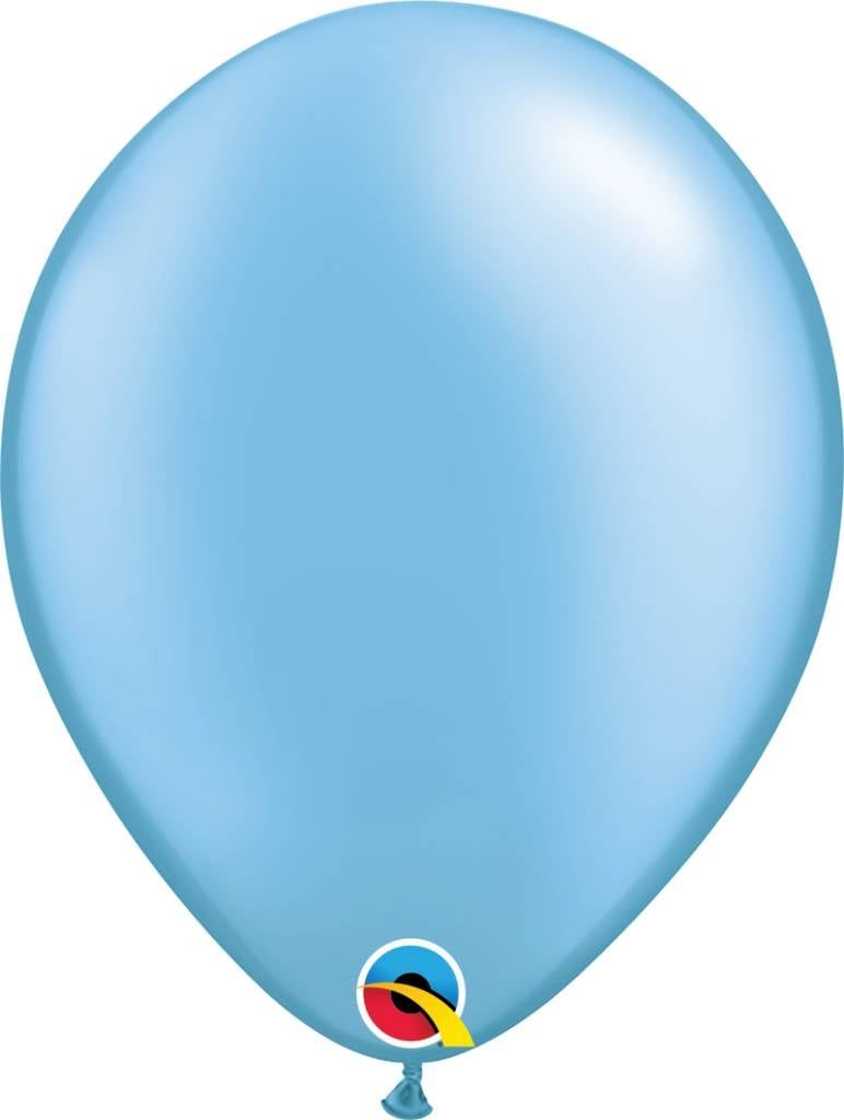 11&quot; Pearl Azure Latex Balloon (Without Helium)