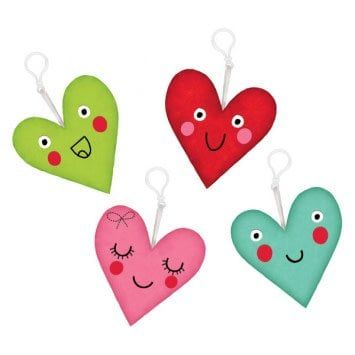 Plush Heart Keychain (4)