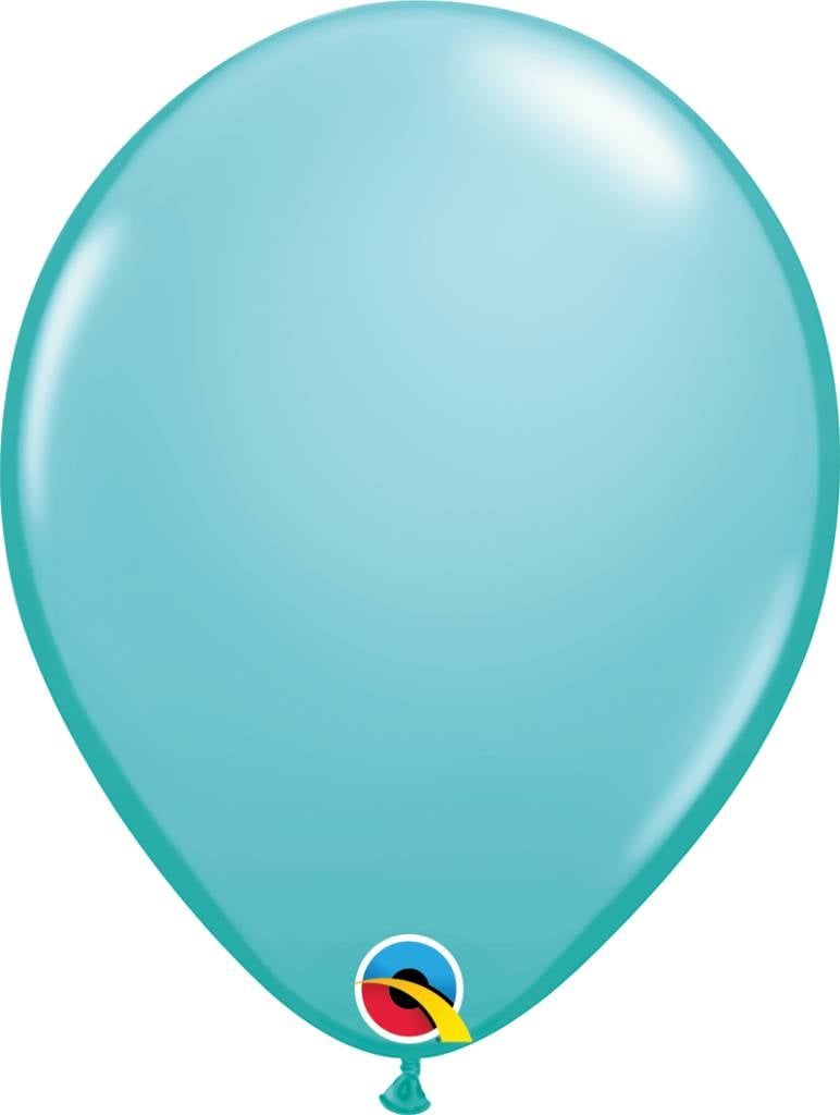11&quot; Caribbean Blue Latex Balloon (Without Helium)