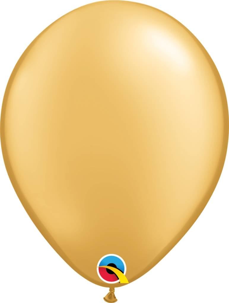11&quot; Gold Latex Balloon (Without Helium)