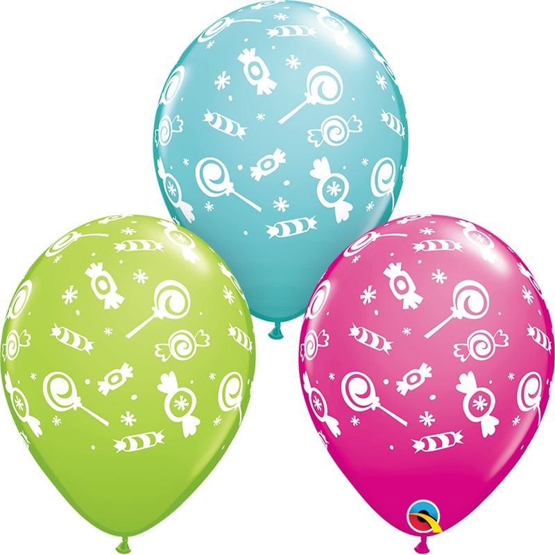 11&quot; Candies Around Balloon (Without Helium)
