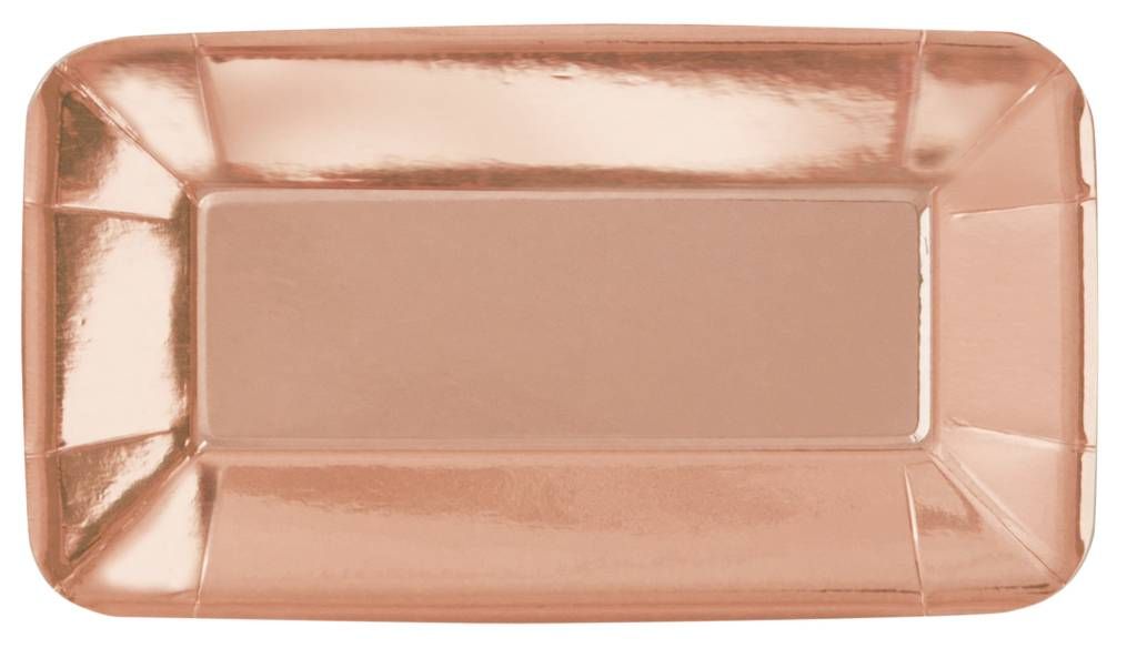 Rose Gold Appetizer Plate 9&quot; (8)