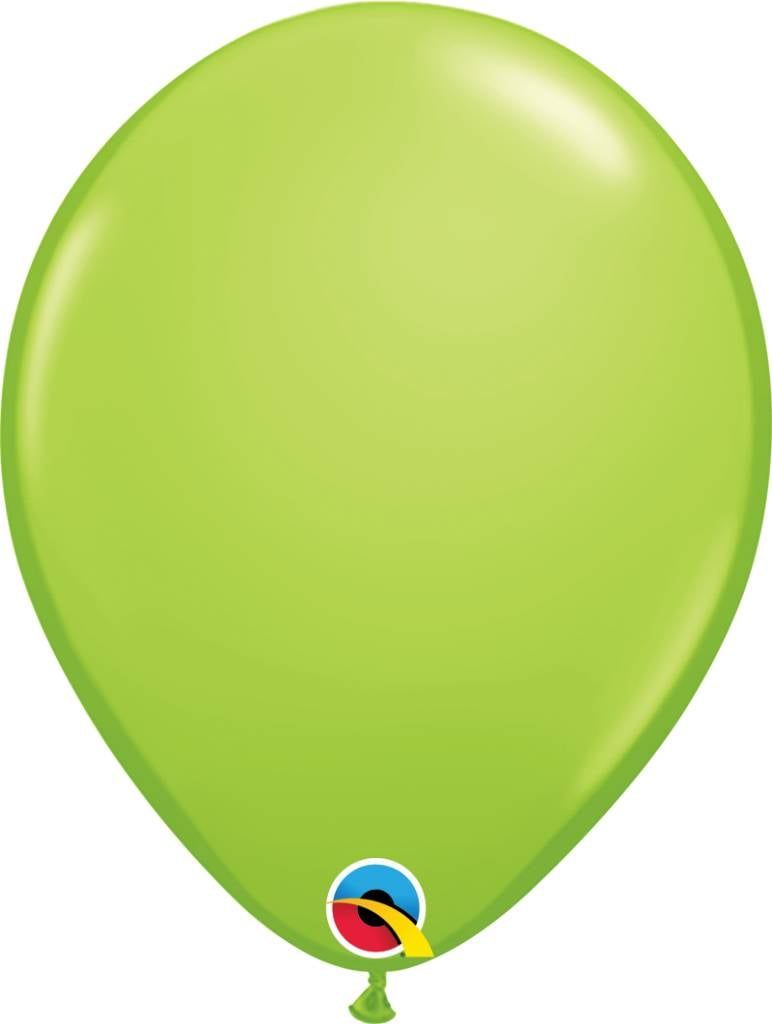 11&quot; Lime Green Latex Balloon (Without Helium)