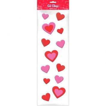 Valentine Long Gel Clings