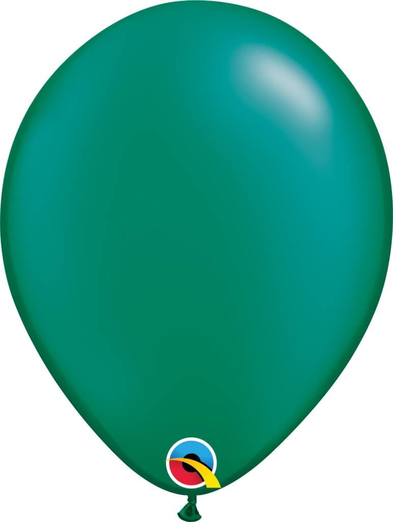 11&quot; Pearl Emerald Green Latex Balloon (Without Helium)
