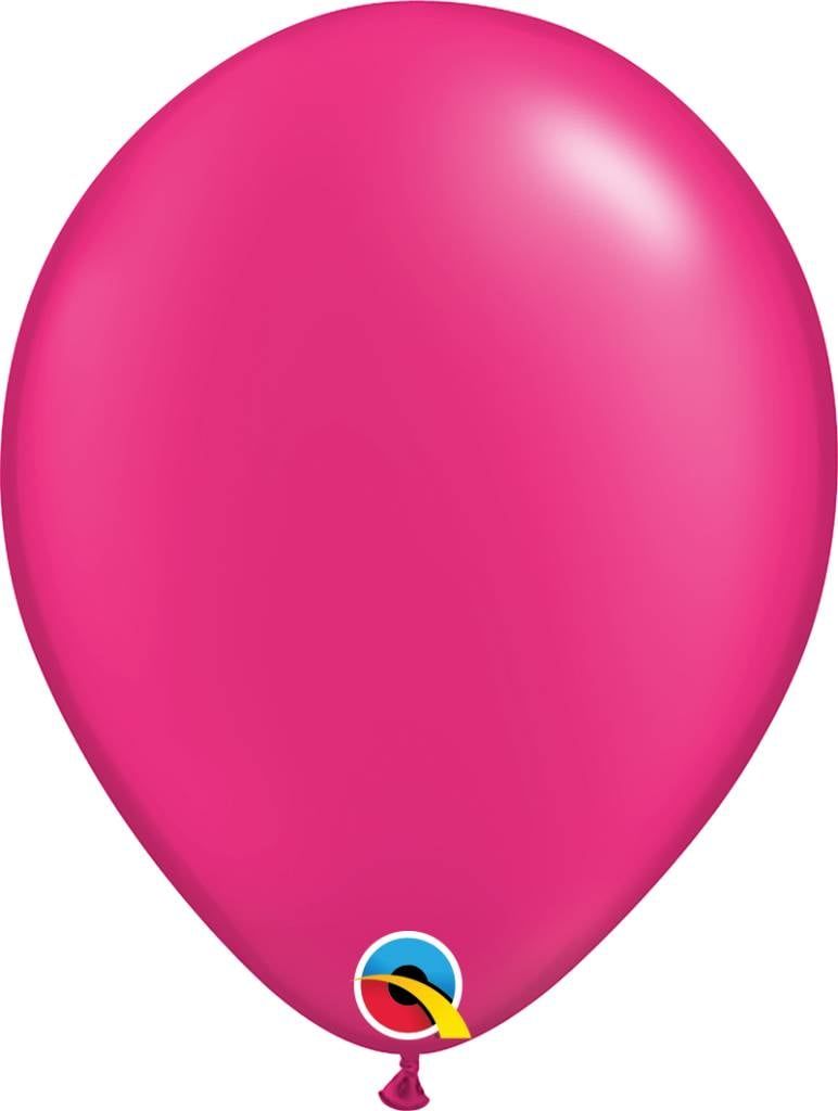 11&quot; Pearl Magenta Latex Balloon (Without Helium)
