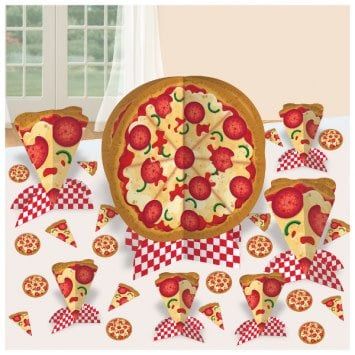 Pizza Party Table Centerpiece Kit