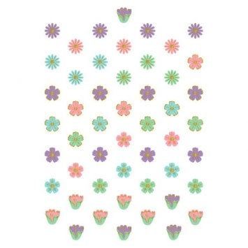 Spring Super Value Mini Glitter Cutouts (50)