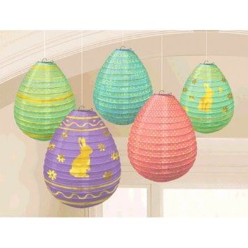 Mini Easter Egg Lantern Eggs w/ Hot Stamp (5)