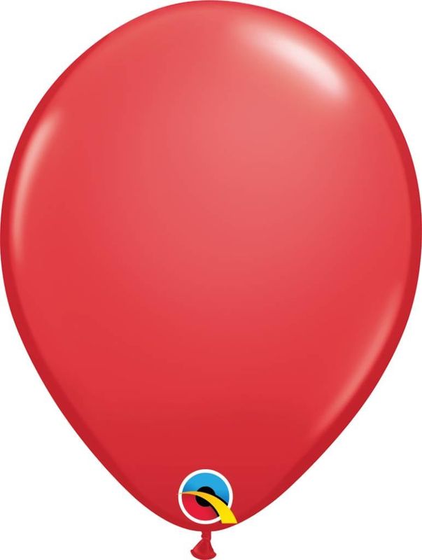 11&quot; Red Latex Balloon (Without Helium)