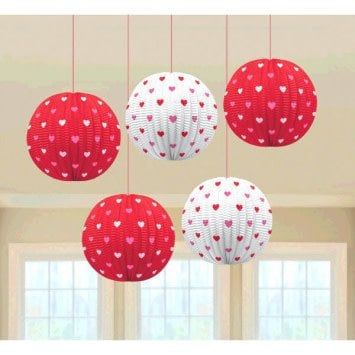 Valentine Mini Printed Paper Lantern (5)
