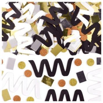 New Mix Confetti - Black, Silver, Gold