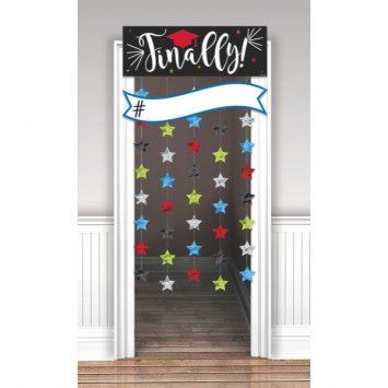 Finally Graduation Doorway Curtain