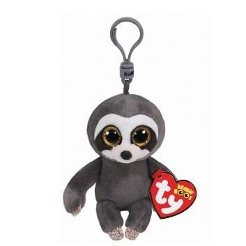 Beanie Boo Sloth Dangler Keychain