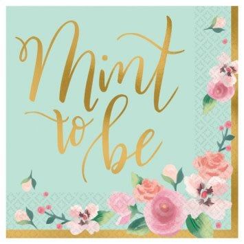 Mint To Be Beverage Napkins (16)