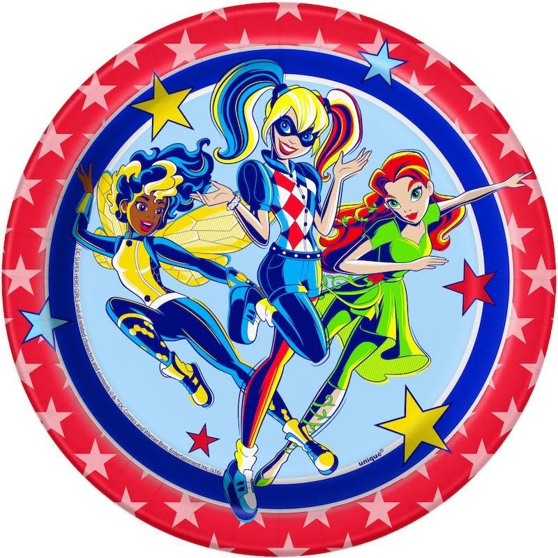 Super Hero Girl 7&quot; Plate (8)
