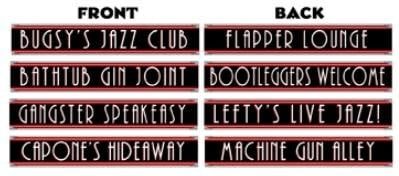 Gangster Street Signs