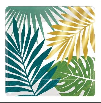 Key West Square 7&quot; Plates (8)