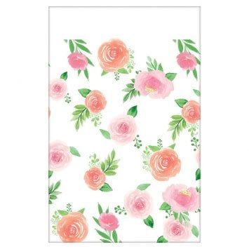 Floral Baby Paper Table Cover