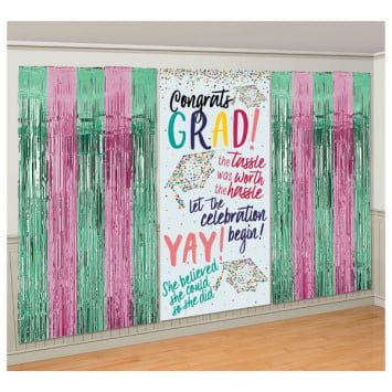 Yay Grad Fringe &amp; Scene Setter® Combo Backdrop