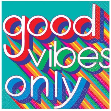 Good Vibes Luncheon Napkin