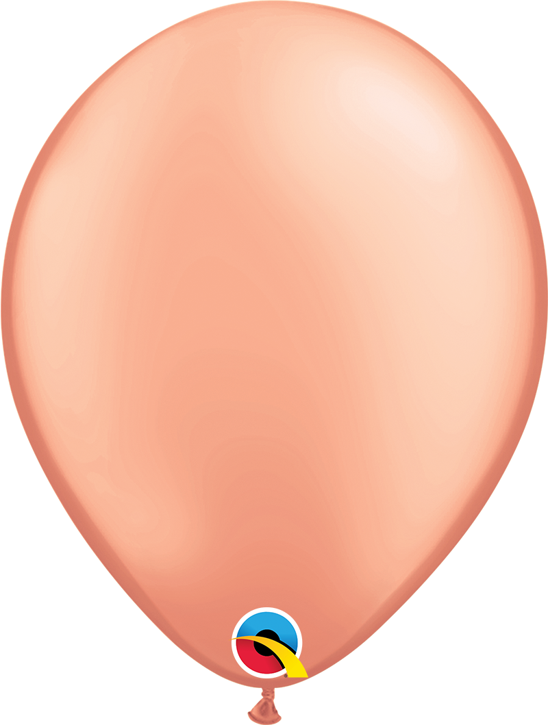 11&quot; Pearl Rose Gold Latex Balloon (Without Helium)