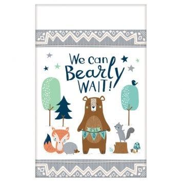 Bear-ly Wait Paper Table Cover
