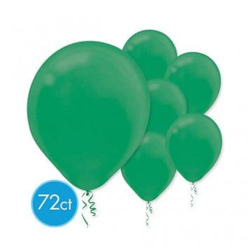 Festive Green 12&quot; Latex Balloons (72)