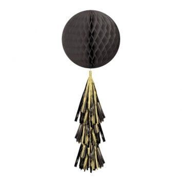Black Honeycomb Ball w/ Tail