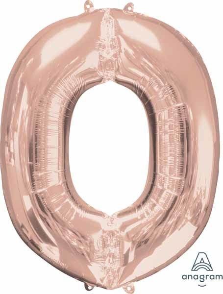 Rose Gold Letter O Mylar 34&quot; Balloon