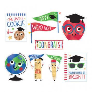 Grad Glitter Cutouts (9)