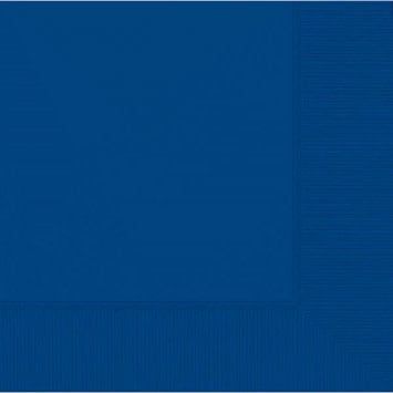Bright Royal Blue Lunch Napkins 2-Ply (50)