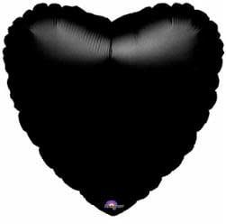 Black Heart 18&#39;&#39; Mylar Balloon