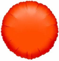 Orange Round 18&quot; Mylar Balloon