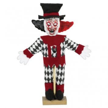 Mini Haunted Clown Standing Prop
