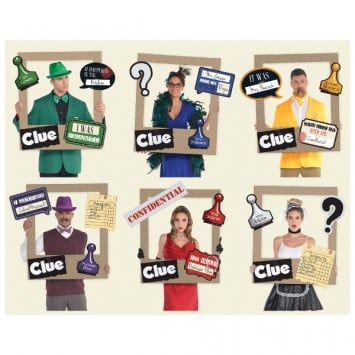Clue® Giant Playing Card Photo Frame