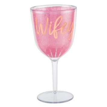 Blush Wedding Wine Goblet