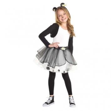 Child Panda Ears &amp; Tutu One Size