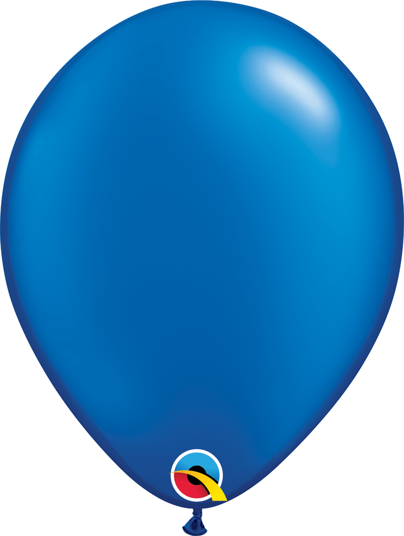 11&quot; Pearl Sapphire Blue Latex Balloon (Without Helium)