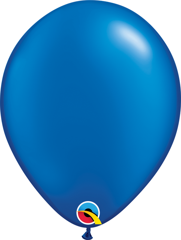 11&quot; Pearl Sapphire Blue Latex Balloon (Without Helium)
