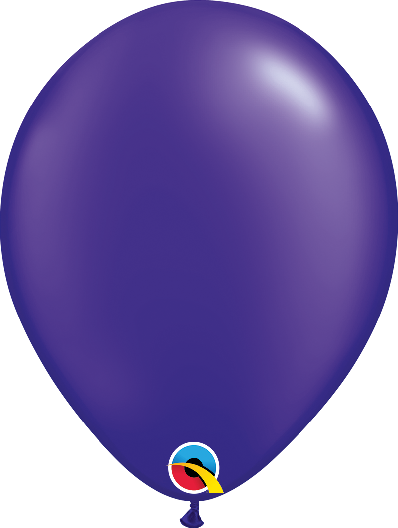 11&quot; Pearl Quartz Purple Latex Balloon (Without Helium)